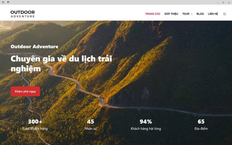 Du lịch Outdoor Adventure
