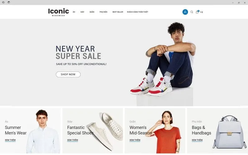 Thời trang nam Iconic