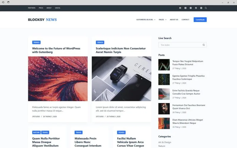 Trang blog cá nhân