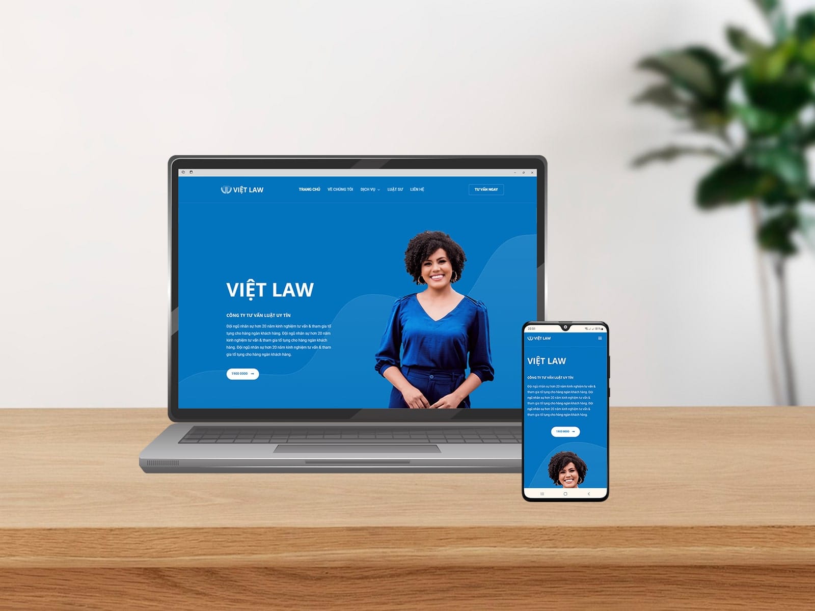Thiết kế Website cho Công ty Luật